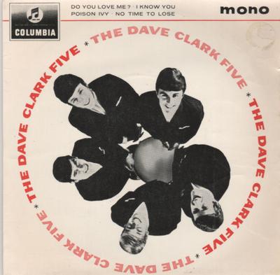 7inch Record DAVE CLARK FIVE - The Dave Clark Five SEG8289 Columbia 1964 UK Rock Used