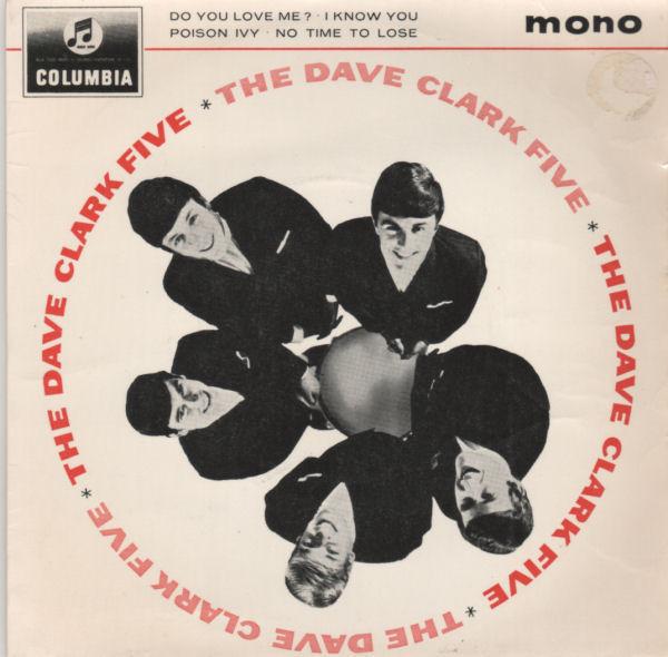 7inch Record DAVE CLARK FIVE - The Dave Clark Five SEG8289 Columbia 1964 UK Rock Used