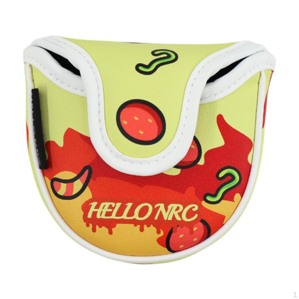 Golf Club Cover, PU Leather Putter Headcover for Outdoor Use