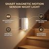 Rechargeable Motion Sensor Night Light Magnetic 7 Color Changing LED Ambient Light Battery Operated Indoor Wall Lamp