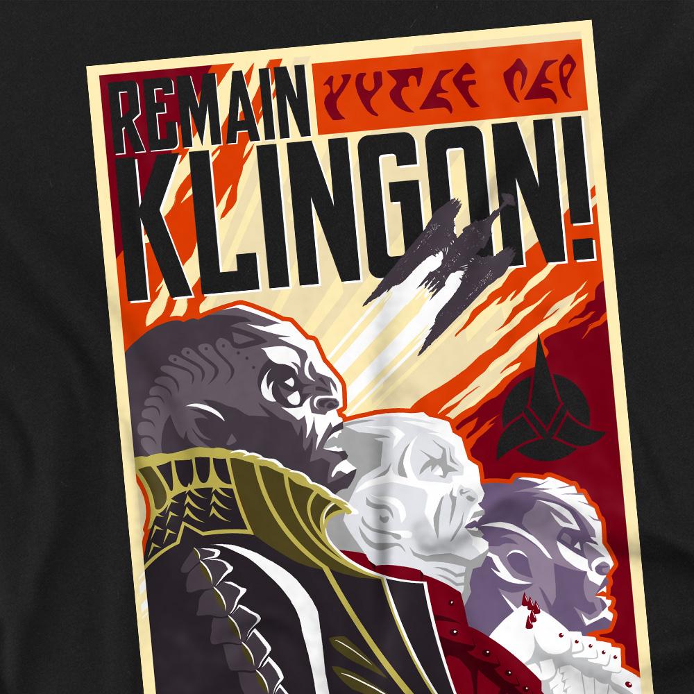 Star Trek: Discovery Unisex Adult Remain Klingon Poster T-Shirt