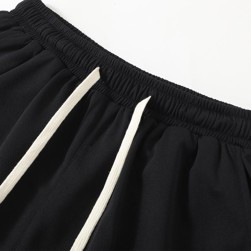 Übergröße 4XL-11XL Sommer Oversize Schwarze Shorts Herrenbekleidung Elastischer Bund Freizeithorts