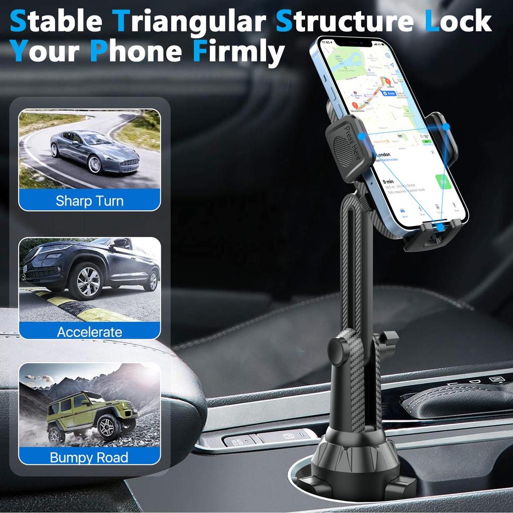 Foldable Car Cup Phone Holder