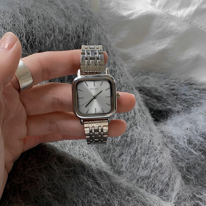 Simple Square Watch Women'S Fashion Light Luxury Exquisite Niche Trend Female College Student Women'S Watch