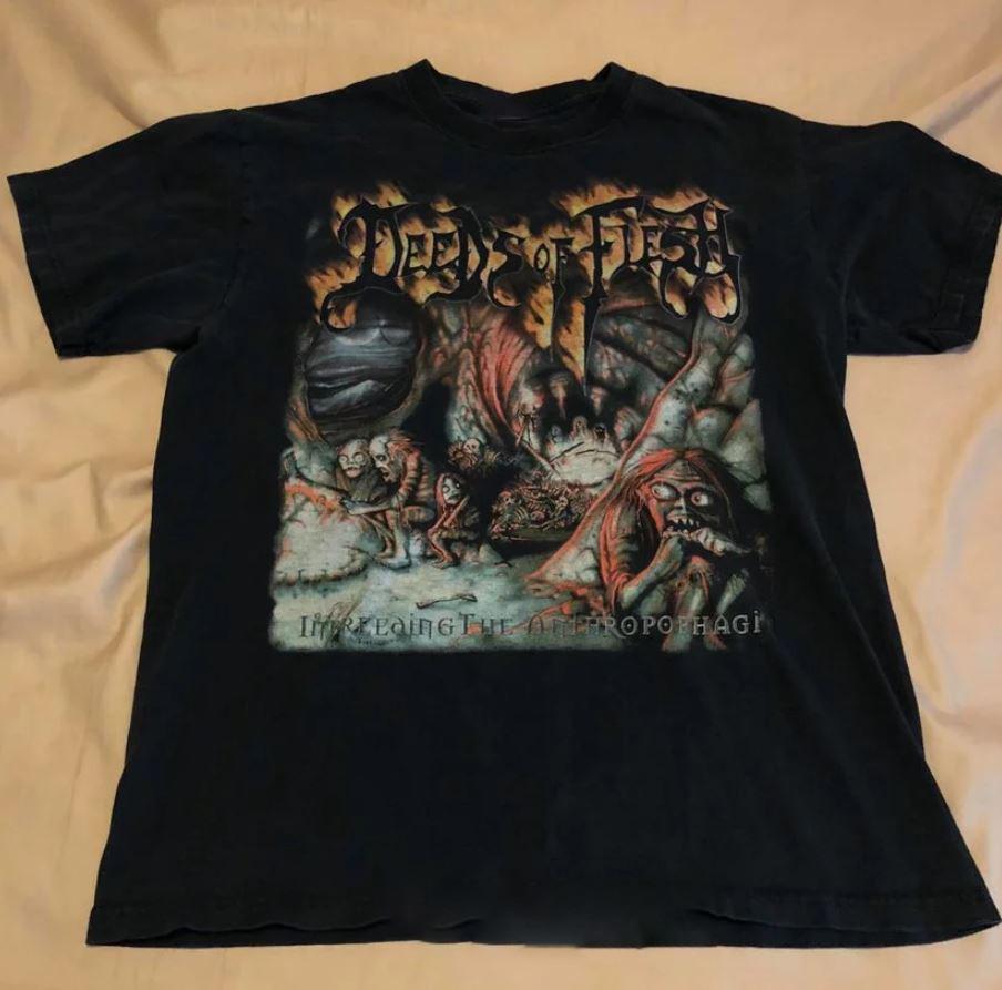 

Deeds of Flesh Inbreeding the Anthropophagi Unisex Adult T-Shirt All Size MK498 Unisex T-Shirt XXL