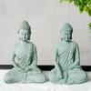 Sitting Posture Sandstone Buddha Oriental Culture Buddhist Ornament Creative   Desk