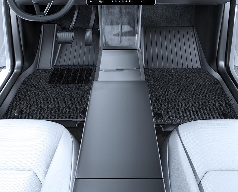 Tesla Model 3 & Y Full Coverage TPE Floor Mats by YL