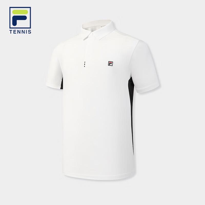 FILA Men's Knitted Short-Sleeve Polo Shirt