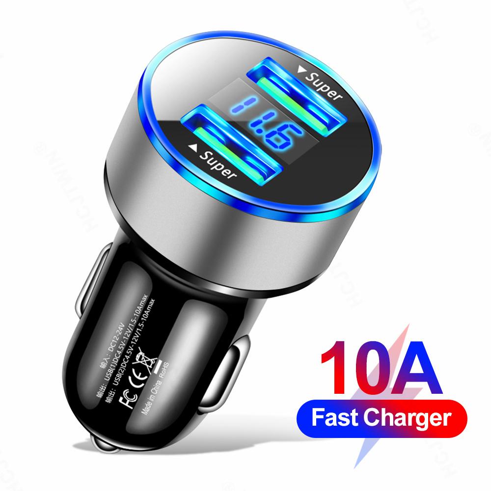 

2 порта 22,5wx2 адаптер автомобильного зарядного устройства DC12-24v портативное автомобильное зарядное устройство с цифровым дисплеем термостойкость для семейного туристического офиса 1pc серебряный