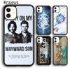 Krajews Supernatural Logo On Wood Phone Case Cover For IPhone 18 17 Air 16 15 14 Plus 11 12 13 Pro Max Coque Shell Fundas