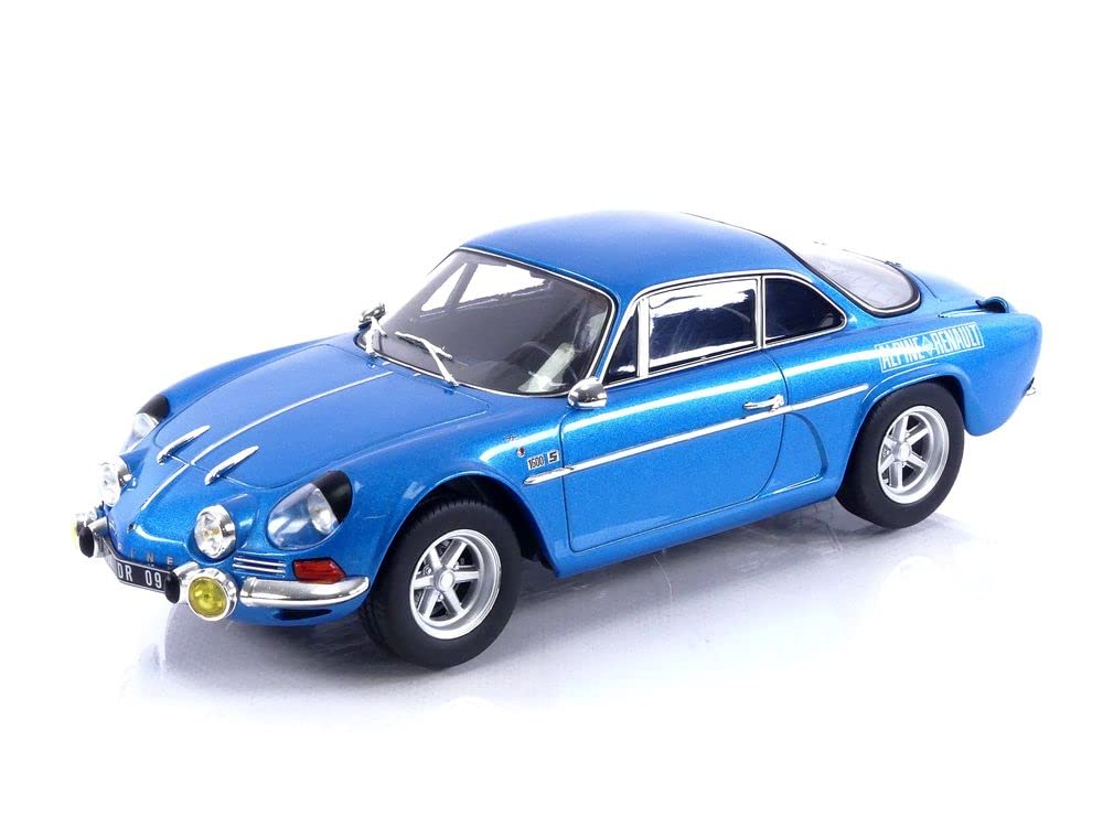 

Norev Alpine A110 1600S 1972 г. Логотип 1/18, синий/боковой