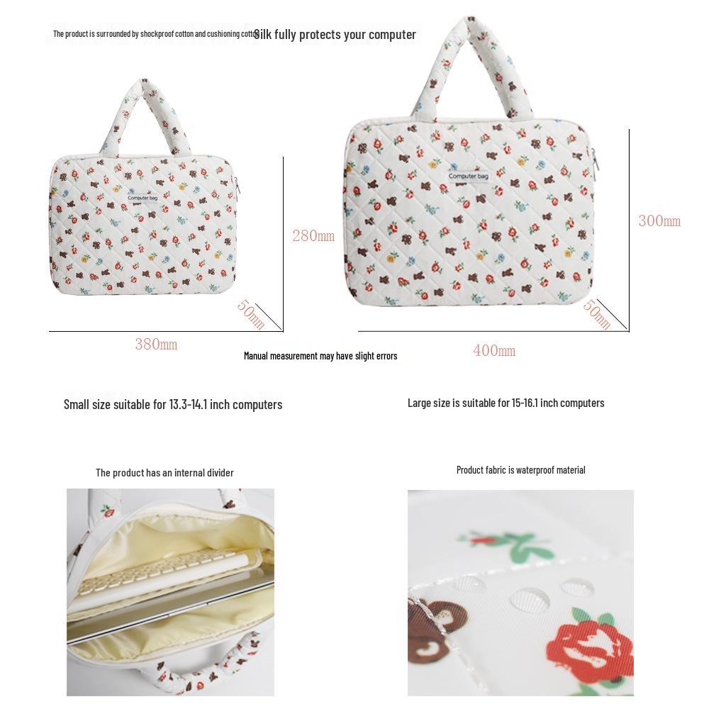 Space Cotton 14-inch Laptop Bag, 16-Inch Handbag, and 16.1-Inch Gaming Book Bag - Printed, Waterproof Nylon Material