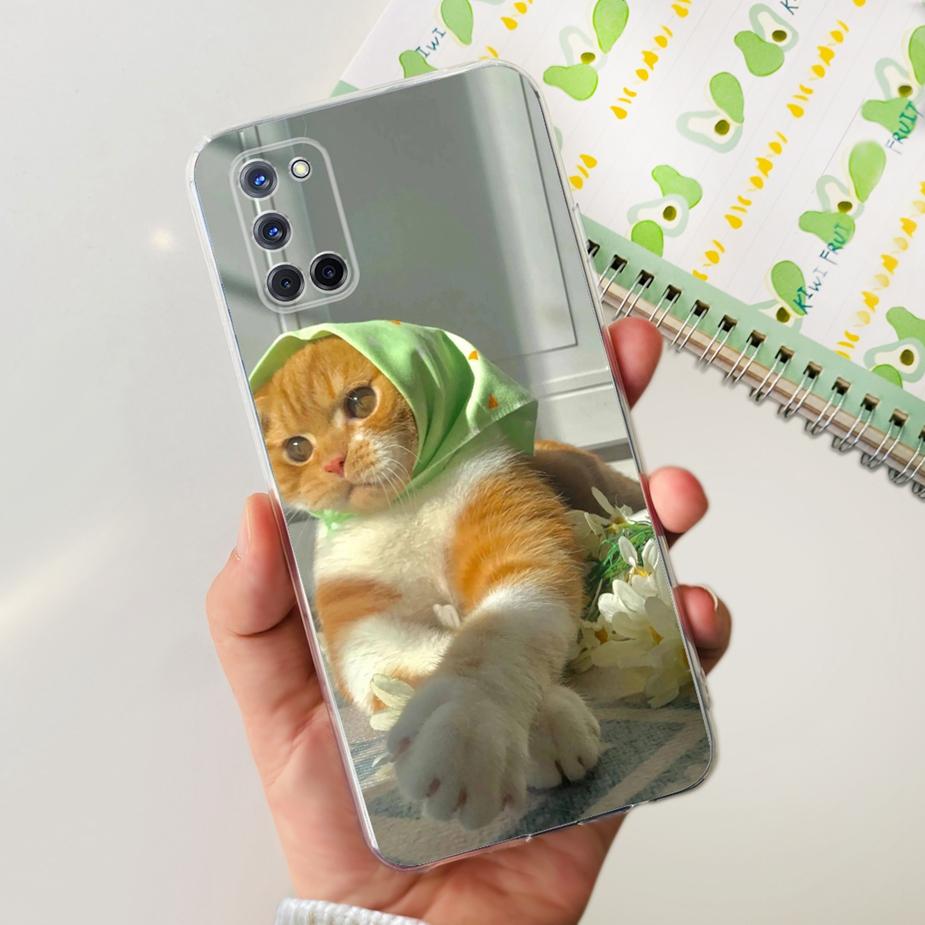 For Oppo A52 A72 A92 Case Cute Fashion Painted Cover Clear Silicone Phone Cases For Oppo A72 A 52 92 OppoA52 OppoA72 Soft Fundas