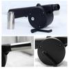 1 Pcs Outdoor BBQ Fan Hand Crank Blower Portable BBQ Fire Bellows Tool Picnic Camping Accessories Outdoor Kitchen