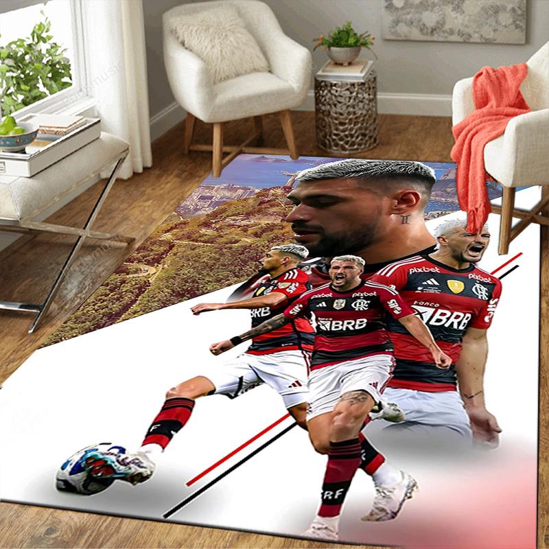 1pc Flamengo Celebration Rug, Office Carpet Indoor Outdoor Entrance Doormat, Non-Slip Soft And Comfortable, Living Room. DT70706