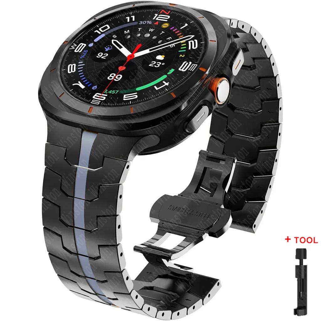Brățară Metalică din Oțel Inoxidabil pentru Samsung Galaxy Watch Ultra 47mm Curea pentru samsung ultra 7 Galaxy Ultra 47MM Curea de Încheietură Correa