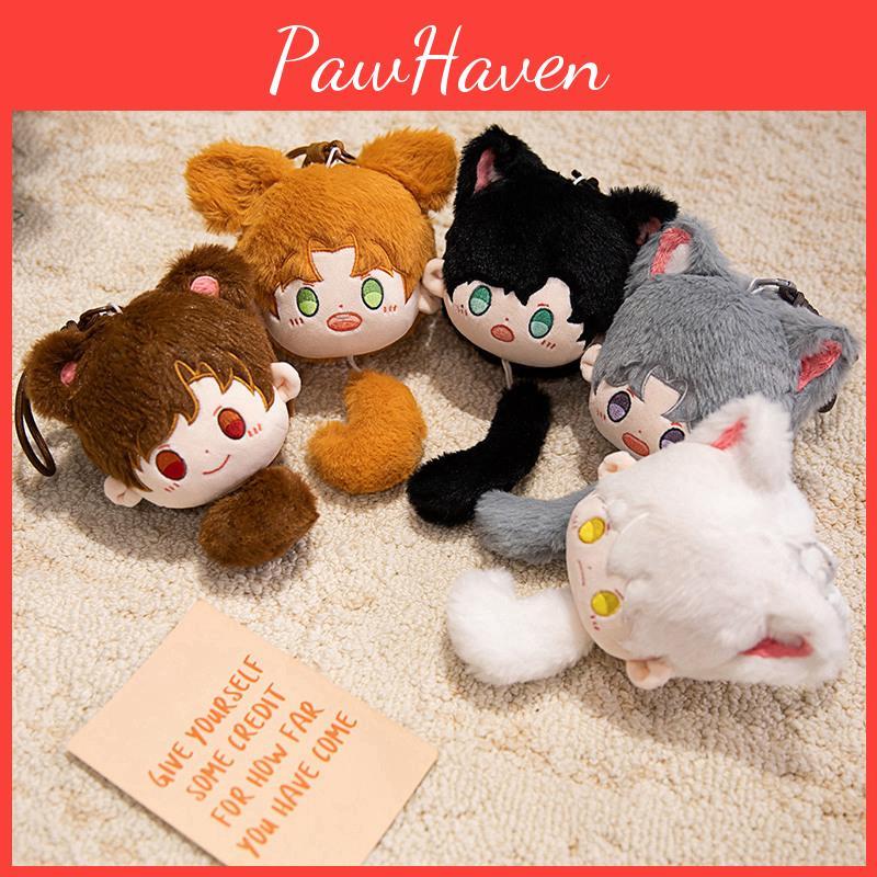 Light Night And Keychain Plush Toy Pendant Game Character Doll Decoration Gift