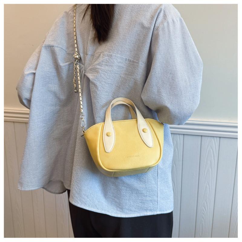 High-value Fashionable Portable Messenger Women's Bag, New Versatile Contrasting Color Simple High-end Shoulder Women's Bag