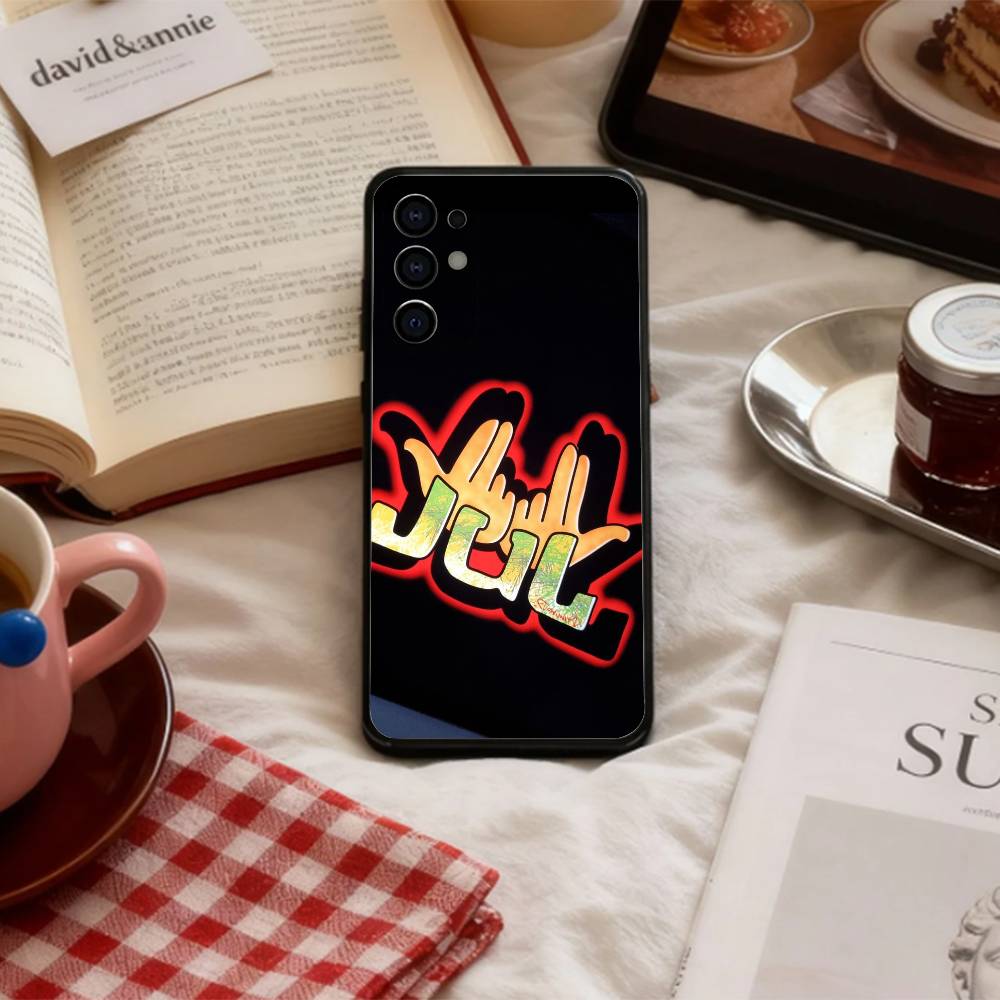Urban France J-Jul Rapper Phone Case For Samsung S 25,24,23,22,30,21,10,9,Ultra,Plus,Lite,FE,4,5 G Soft Black Case