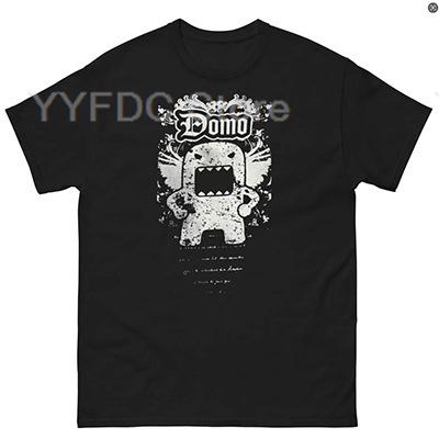 

Domo Cartoon Print T Shirt Women Unisex Summer Cotton Short Sleeve Tee Harajuku Streetwear Trend Retro Tshirt Cute Fun Pattern Top 4XL