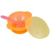 Baby Suction Bowl with Lid and Spoon Set Food Grade PP Machine Washable Baby Feeding Bowls