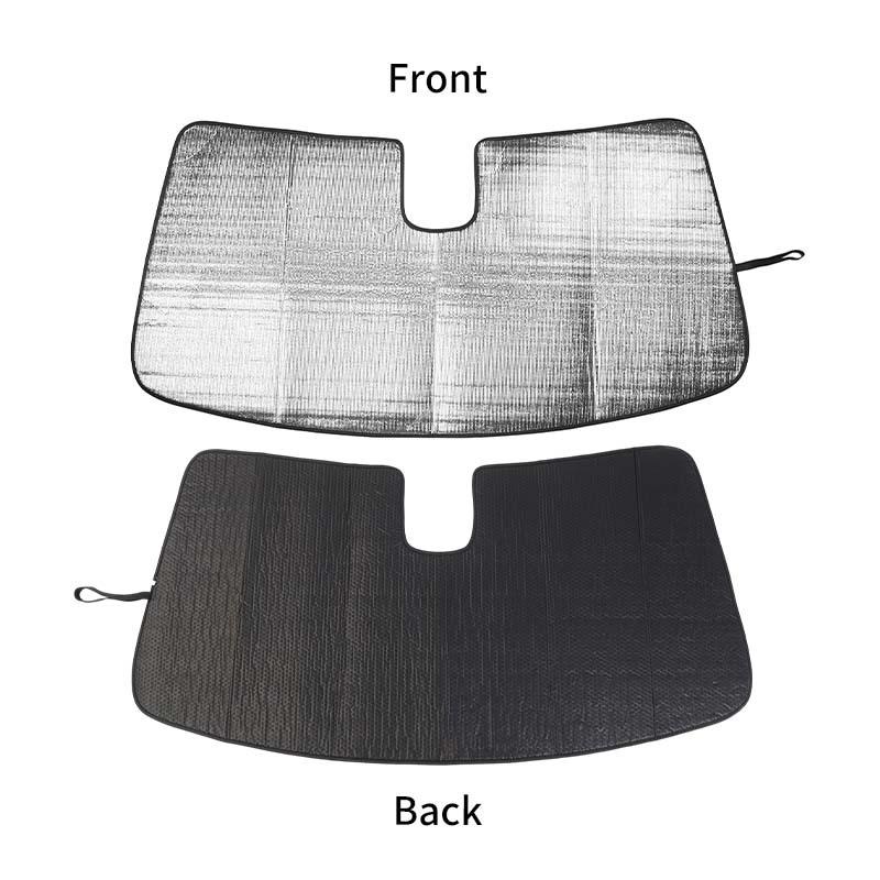 

Car Front Windshield Sunshade Window Shade Foldable Sun Visor Cover Fit For Chevy Silverado/GMC-SIERRA 2019 Up Car Interior Accessories,1 pc чорний