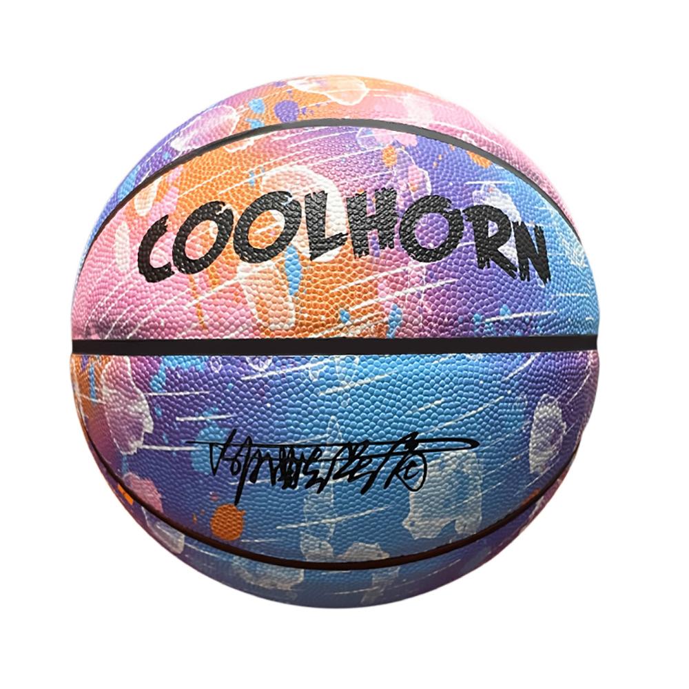 

1pc Adult Size 7 Glow-In-The-Dark Basketball, Indoor Outdoor Dura Anti-Slip Streetball, Soft PU Leather Sports Equipment