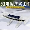 Mini Car Rear Wing Lamp Solar Energy Car Ambient Lighting Trunk Warning Light  Car Exterior Trim