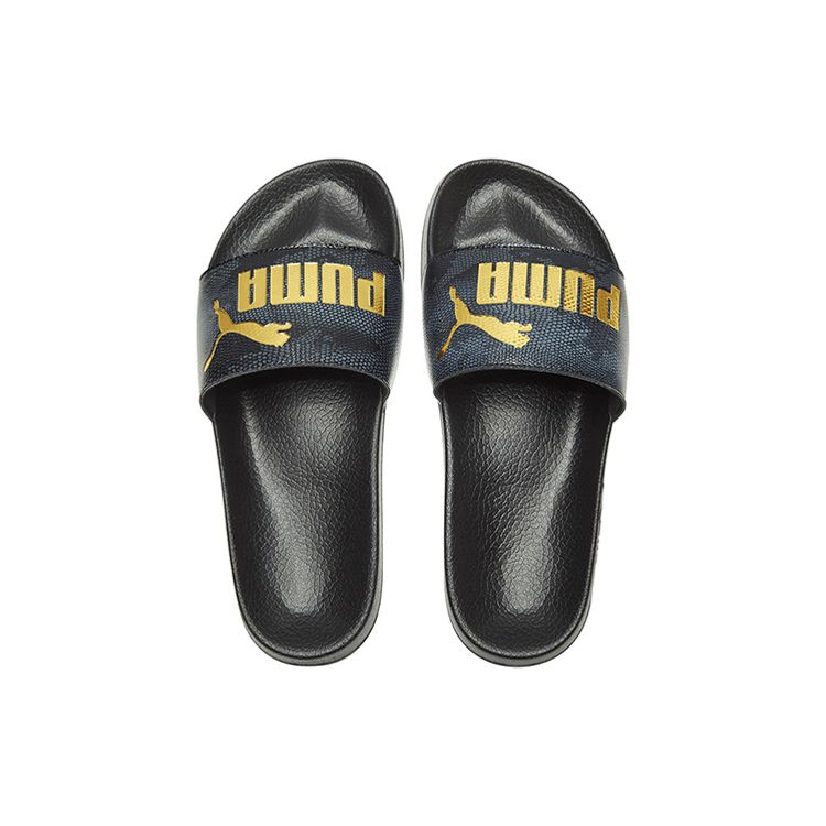 Puma Leadcat Snake Lux Klapki Unisex Czarne 370693-01