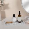 Sink-Side Tray for Bathroom or Kitchen Counter, Freestanding Catchall with Raised Scalloped Border for Soap and Bottles