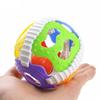 Newborn Baby Toys Infant Early Learning Bell Bell Soft Plastic 6 Color Hand Ball Rattle