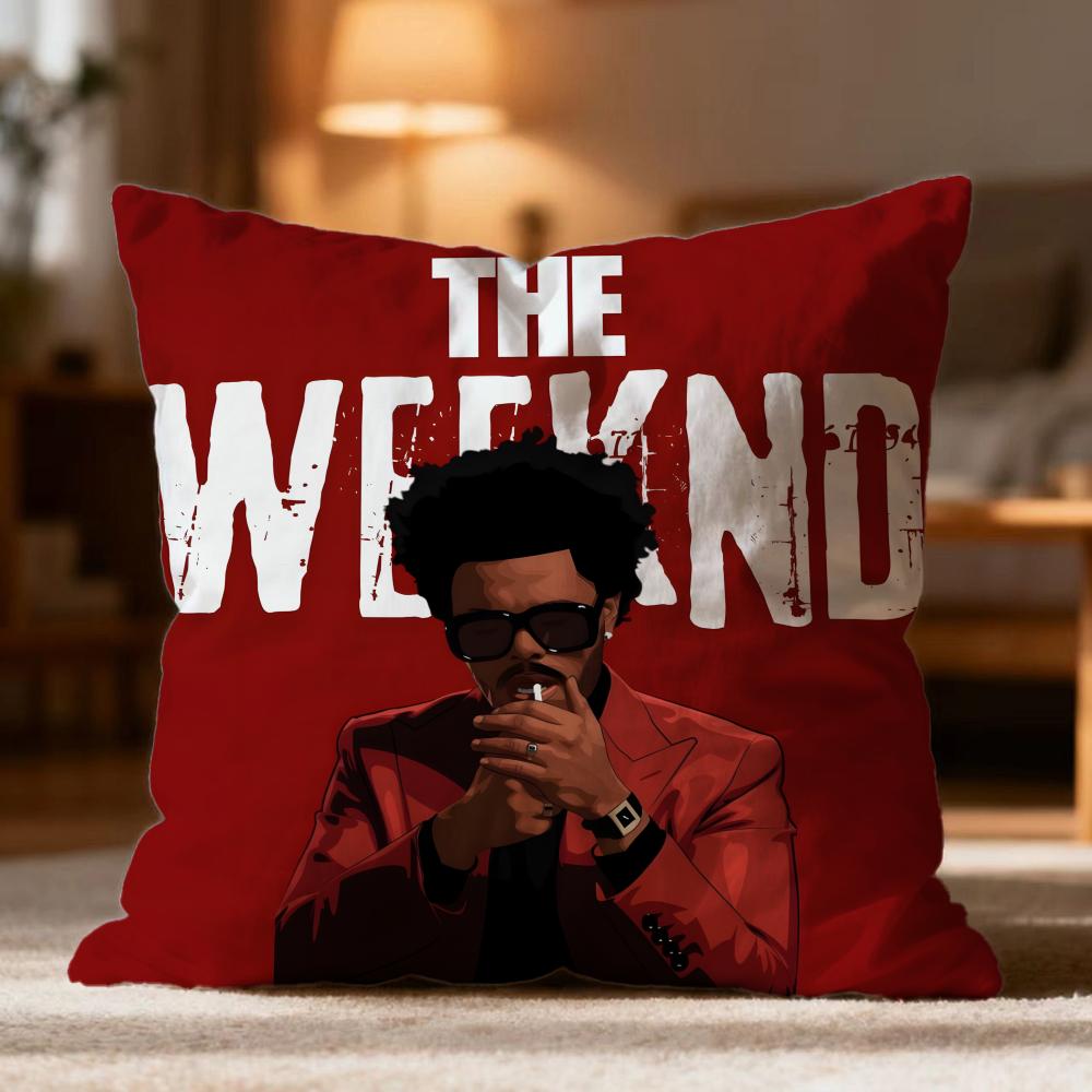 Hot T-Tthe weeknder Cushion Cover Soft Washable Pillow Case Multi-Scene for Couch Bed Travel Office Use