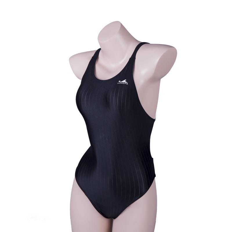 Maillot de bain triangle imperméable rayé style athlète Yingfa Y922