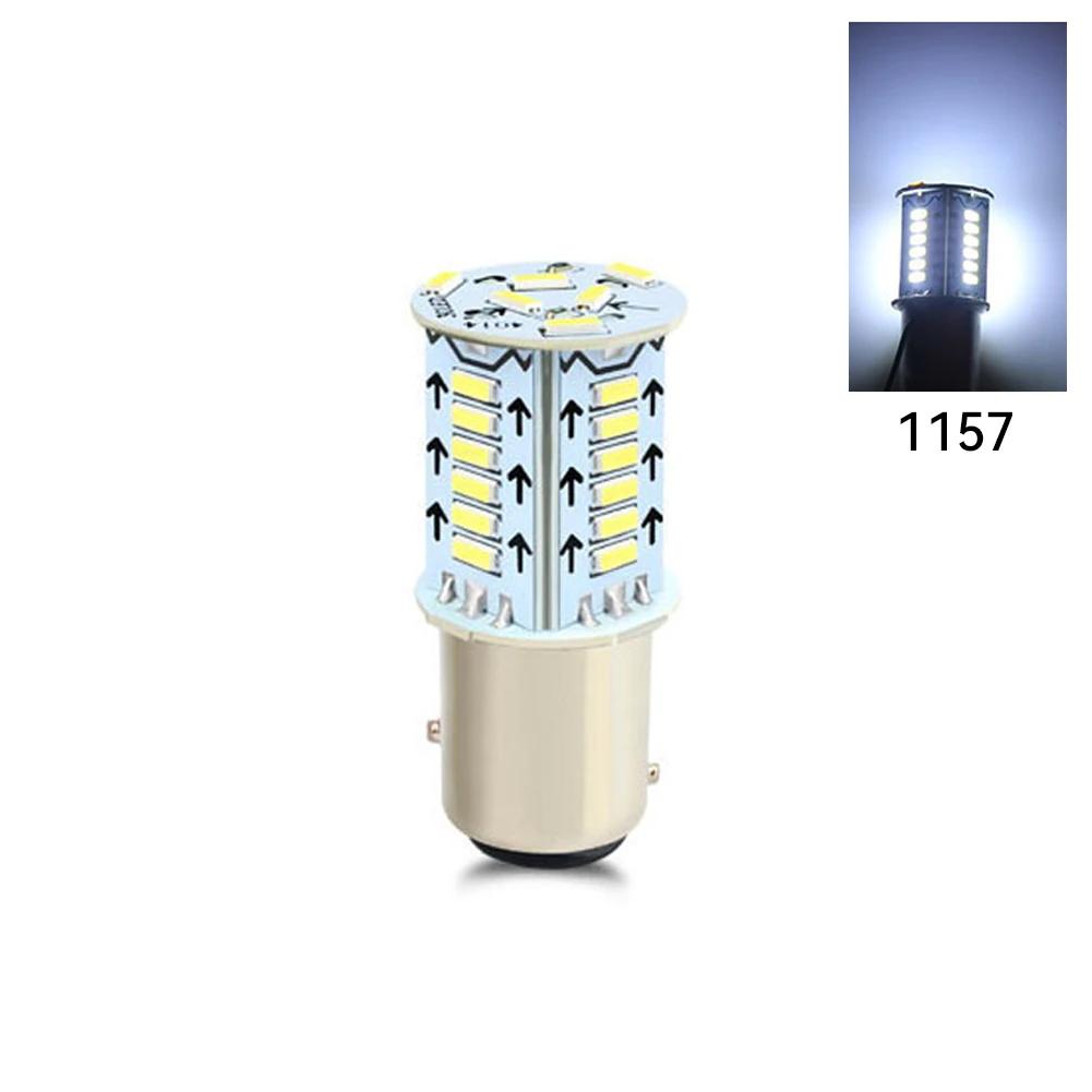 1Pc Motorcycle 1156 1157 Strobe Brake Light 12V LED Motor Bulb Headlight 30SMD Chips Lamp Reversing Parking Turn Signal Lights