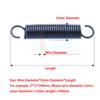 Coil Extension Spring Wire Diameter 2.0mm OD:10/12/14/16/18/20/22/24mm Length:210/220/240/250/260-300mm Open Hook Tension Spring
