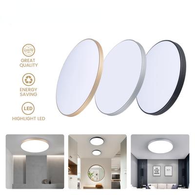 Ultra Thin Ceiling Light In Living Room LED Surface Fixtures Ceiling Lamp 85V-265V Modern UFO Lamp For Home Decor Lighting