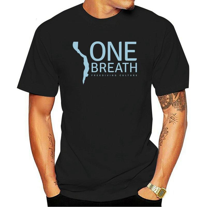 Casual New Men One Breath Freediving Culture Gift Idea T Shirt Customize O Neck Clothes Famous Comfortable Spring Autumn Shirt