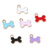 10Pcs 12X13Mm Cute Mini Enamel Animal Dog Bone Charms Pendants For Jewelry Making Necklaces Earrings Bracelets Diy Crafts Supply