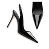 Moda Nuovo Stile Sandali Sexy da Donna con Punta e Eleganti Cinturini in Vernice Scarpe da Donna alla Moda da Festa