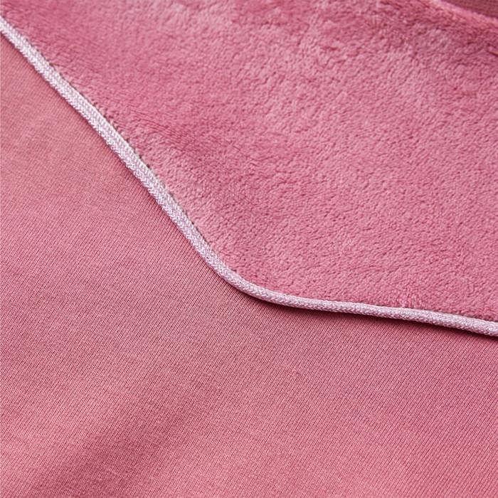 Sweatshirt pour enfants velours patchwork framboise 92/104/116/128/140