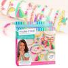 Sparkling Star And Moon Diy Beaded Bracelet Kit For Girls Crystal Jewelry Creation Set