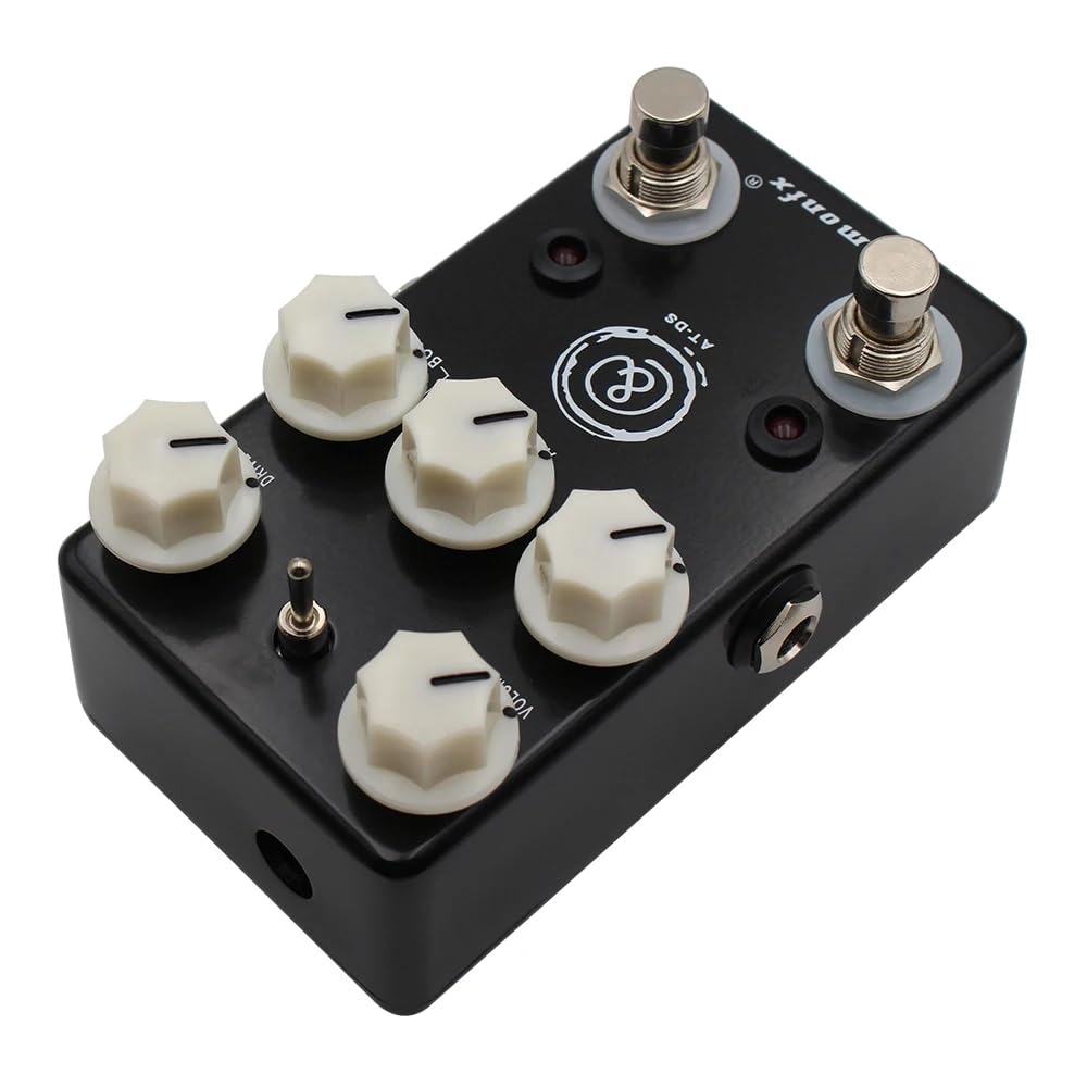 No Brand Demonfx AT-DS Overdrive Distortion Guitar Effects Pedal Black