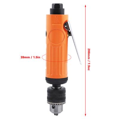 KP556 3Celsius8 High Speed Straight   Power Drill Pneumatic Drilling Tool S 1800rpm