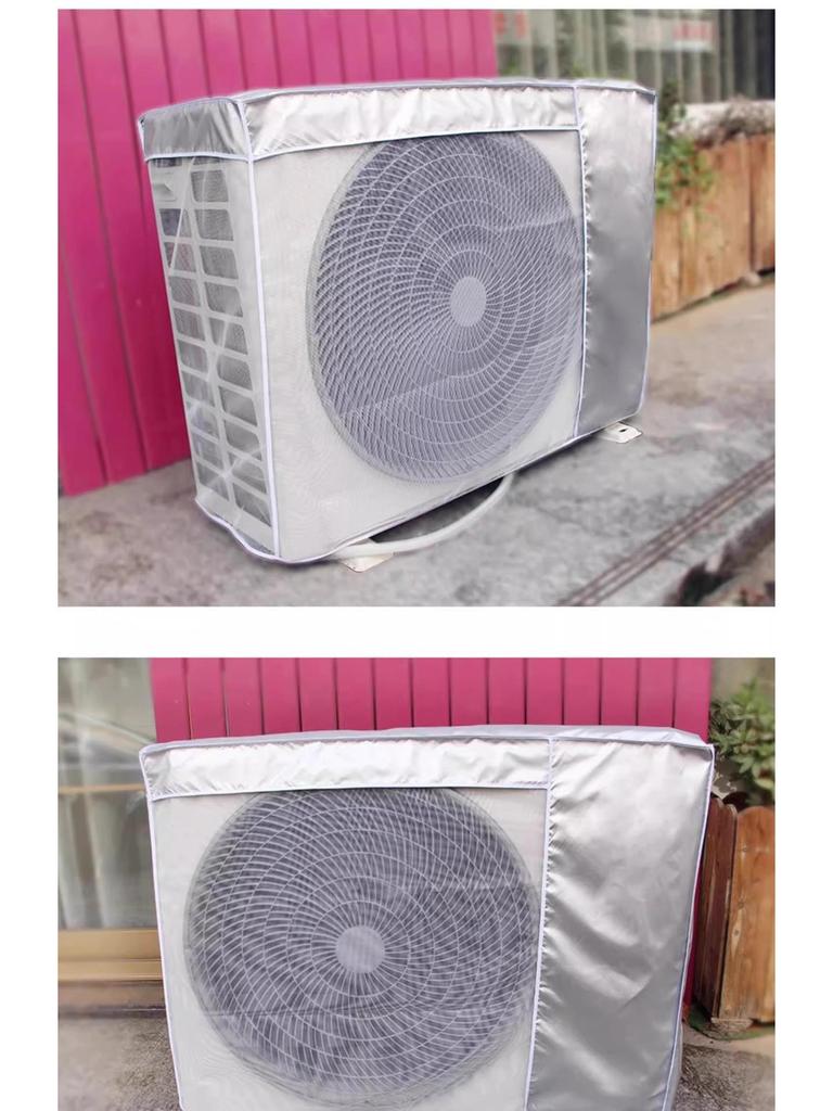 Outdoor AC Unit Protective Cover - Rain & Sun Resistant, Dustproof for Haier, Midea, Gree Central Units