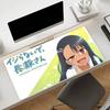 Gaming Mouse Pad Large Desk Mat Antislip Base Stitched Edges CatEared Maid Anime Girls Print for Gaming  Office Desk Use
