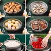 Multi-functional Stainless Steel Steamer Basket with Handle