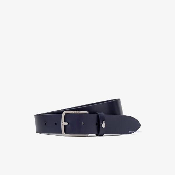 Lacoste 35mm Silver Croc Leather Belt Kp Rc4082m56g021100