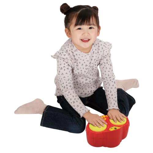 Happinet Shimajiro Talking Rhythm Bongo (Ages 1.5 and Up)