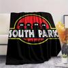 South Park Art Printed Flannel Blanket, soft throw for bedroom sofa, washable, fan merchandise, great gift.