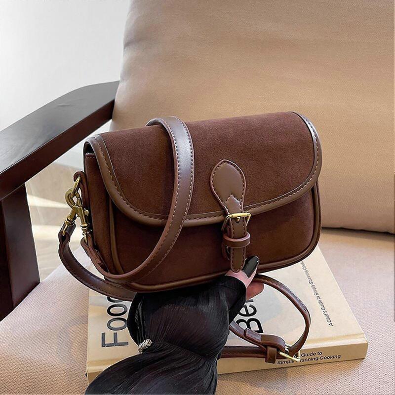Women Small Shoulder Bag Crossbody Purse with Adjustable Strap Large Capacity Fashionable Handbag Satchel Purse